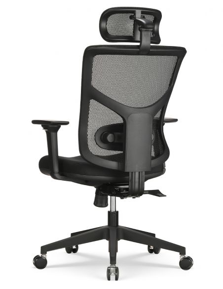 Крісло HOOKAY STAR 2 BLACK (STE2-MF01) для оператора, ергономічне