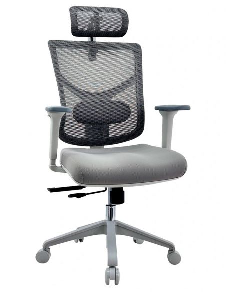 Крісло HOOKAY STAR 2 GREY (STE2-MF01-NG) для оператора, ергономічне