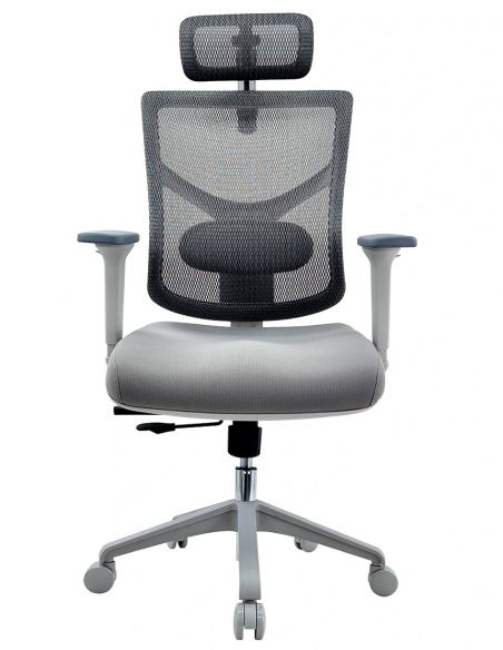 Крісло HOOKAY STAR 2 GREY (STE2-MF01-NG) для оператора, ергономічне