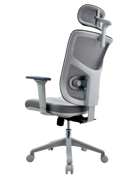 Крісло HOOKAY STAR 2 GREY (STE2-MF01-NG) для оператора, ергономічне