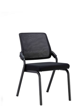 Крісло KRESLALUX H-08 BLACK, для відвідувача
