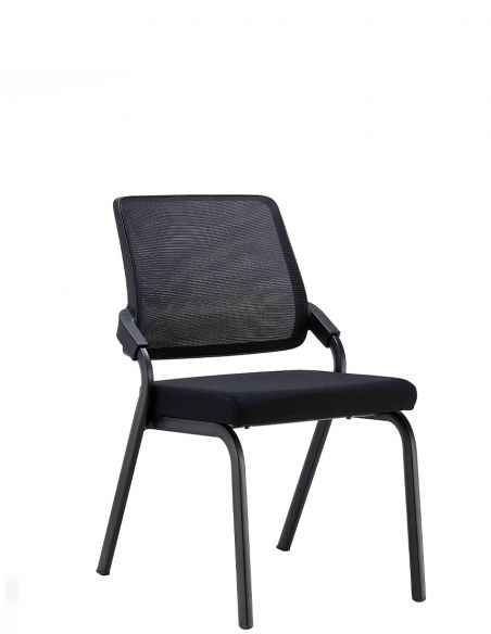 Крісло KRESLALUX H-08 BLACK, для відвідувача