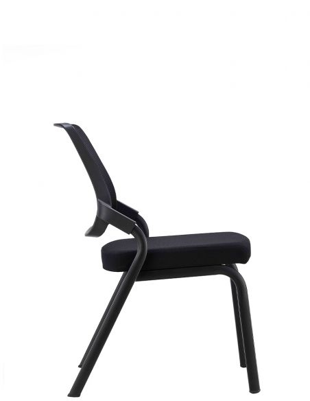 Крісло KRESLALUX H-08 BLACK, для відвідувача
