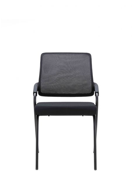 Крісло KRESLALUX H-08 BLACK, для відвідувача