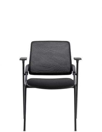 Крісло KRESLALUX  H-08 BLACK, з підлокітниками, для... 2