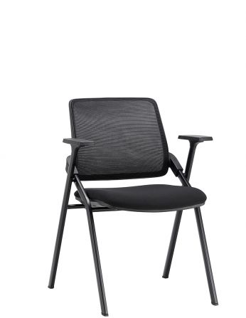 Крісло KRESLALUX  H-08 BLACK, з підлокітниками, для...