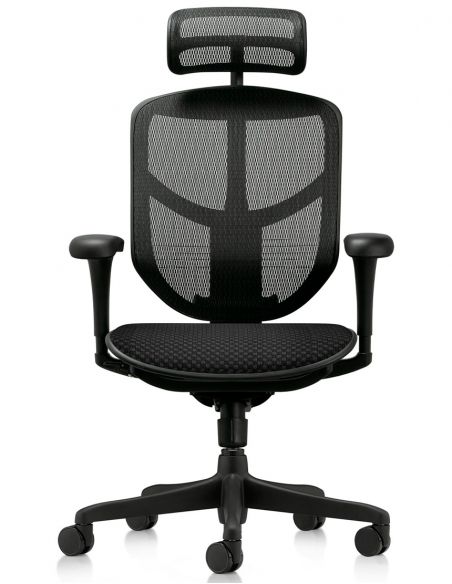 Крісло ENJOY BUDGET 2 NEW BLACK FABRIC ергономічне