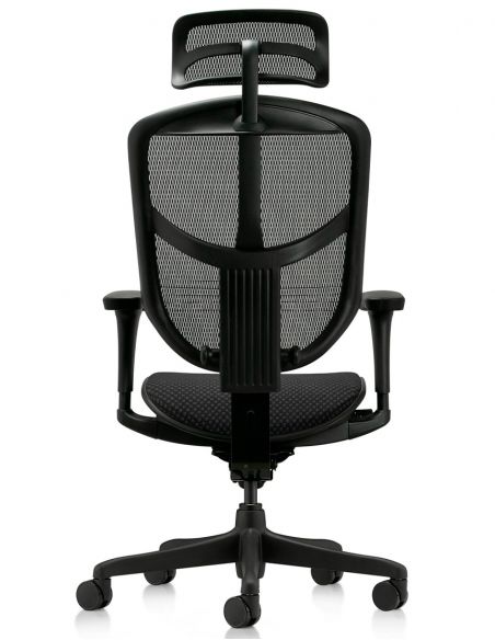 Крісло ENJOY BUDGET 2 NEW BLACK FABRIC ергономічне