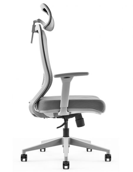Крісло KRESLALUX BEACON GREY, ергономічне