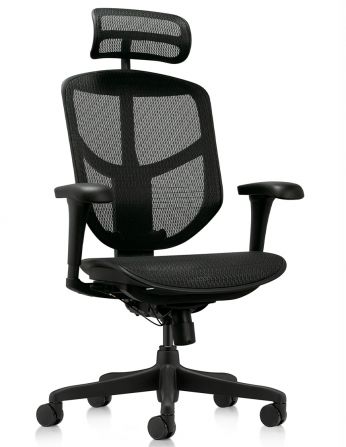 Крісло ENJOY BUDGET 2 NEW BLACK MESH ергономічне