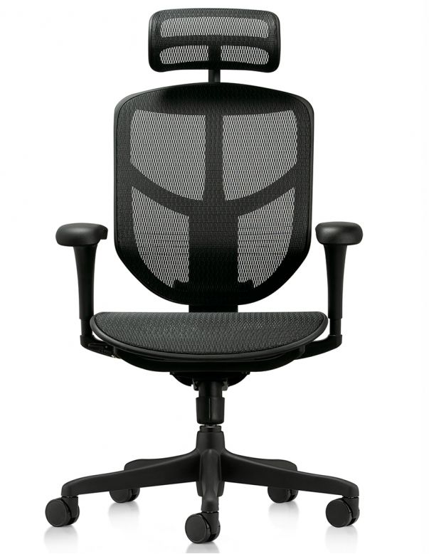 Крісло ENJOY BUDGET 2 NEW BLACK MESH...