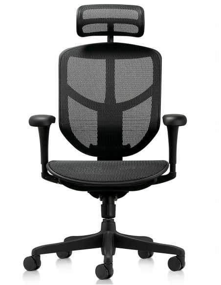 Крісло ENJOY BUDGET 2 NEW BLACK MESH ергономічне