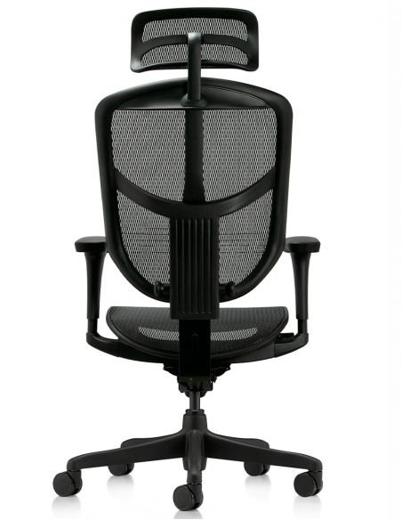 Крісло ENJOY BUDGET 2 NEW BLACK MESH ергономічне