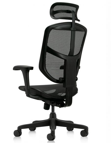 Крісло ENJOY BUDGET 2 NEW BLACK MESH ергономічне