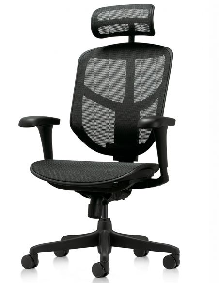 Крісло ENJOY BUDGET 2 NEW BLACK MESH ергономічне