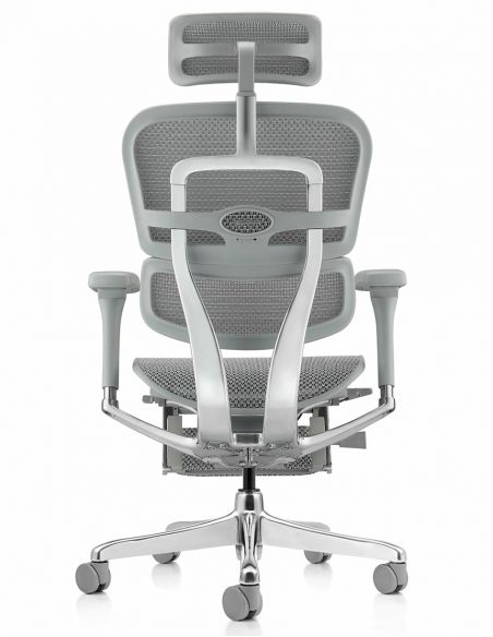 Крісло ERGOHUMAN ELITE 2 (EHE2-AG-HAM-5D-L-LM, сітка T-168-B2 Natural), ергономічне, з підставкою під ноги