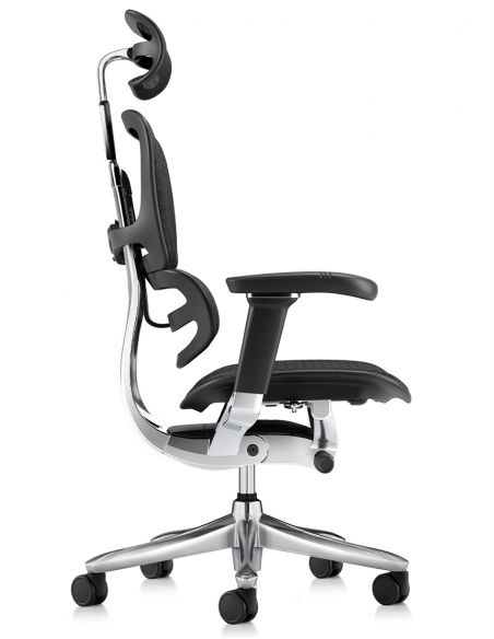Крісло ERGOHUMAN LUXURY SE (EHSE-AB-HAM-5D-ST-D, сітка W945-01Black), ергономічне