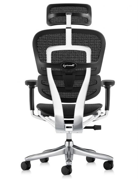 Крісло ERGOHUMAN LUXURY SE (EHSE-AB-HAM-5D-ST-D, сітка W945-01Black), ергономічне