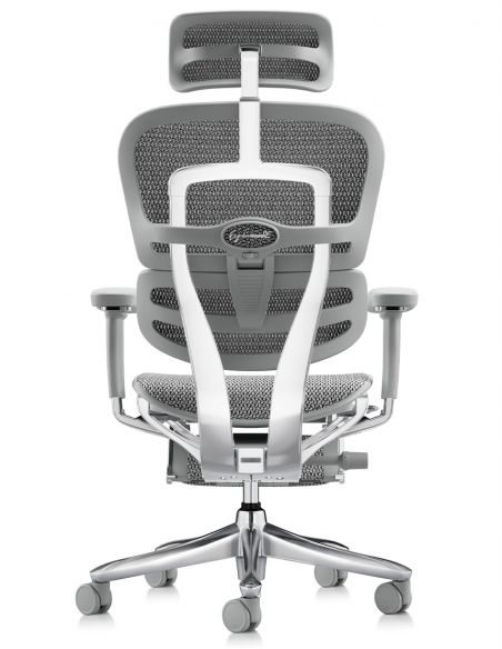 Крісло ERGOHUMAN LUXURY SE (EHSE-AG-HAM-5D-ST-D, сітка W945-24 White), ергономічне
