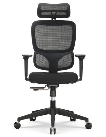 Крісло HOOKAY FOCORA BLACK (FCM-F01) для оператора,...
