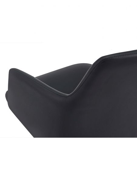 Конференц-крісло KRESLALUX FOCUS (B2416) BLACK, шкіряне