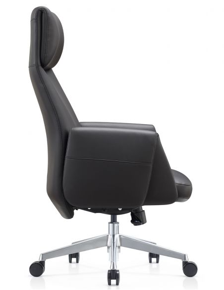 Крісло KRESLALUX A2065 BLACK для керівника, шкіряне