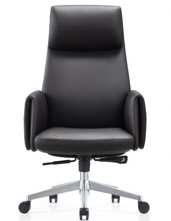Крісло KRESLALUX A2065 BLACK для керівника, шкіряне 2