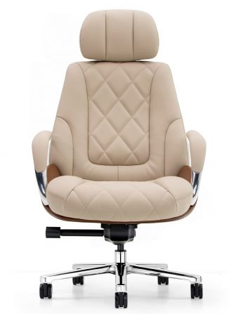 Крісло KRESLALUX RACER 01 BROWN & BEIGE для керівника,... 2