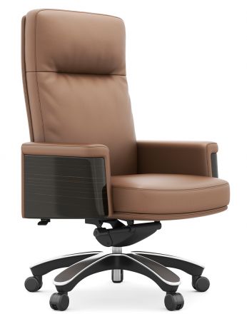 Крісло KRESLALUX MARQUIS 01 LIGHT BROWN для керівника,...