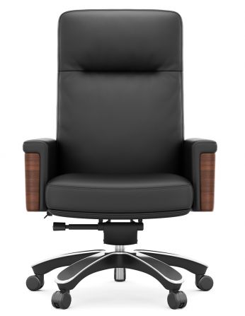Крісло KRESLALUX MARQUIS 01 BLACK для керівника, шкіряне 2