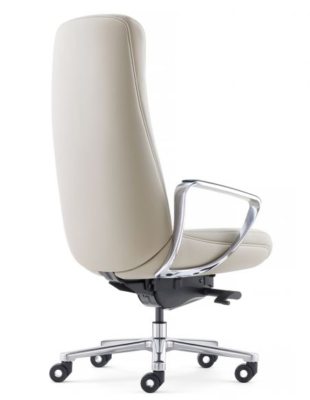 Крісло KRESLALUX TORNA 01 BEIGE для керівника, шкіряне