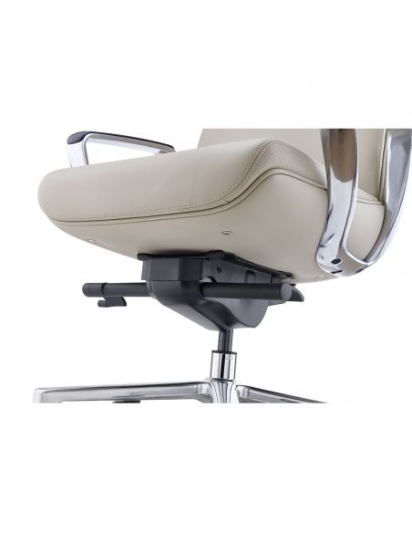 Крісло KRESLALUX TORNA 01 BEIGE для керівника, шкіряне