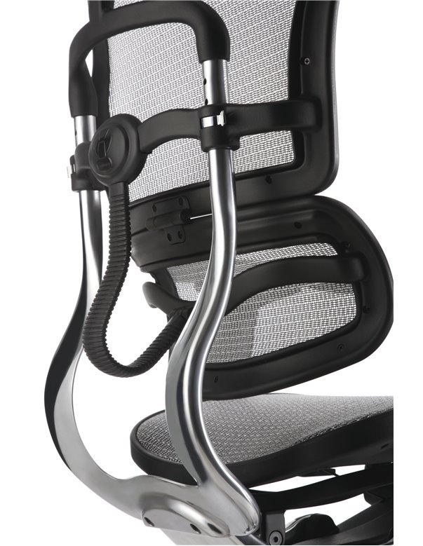 Крісло комп'ютерне ERGOHUMAN, ергономічне, чорного кольору