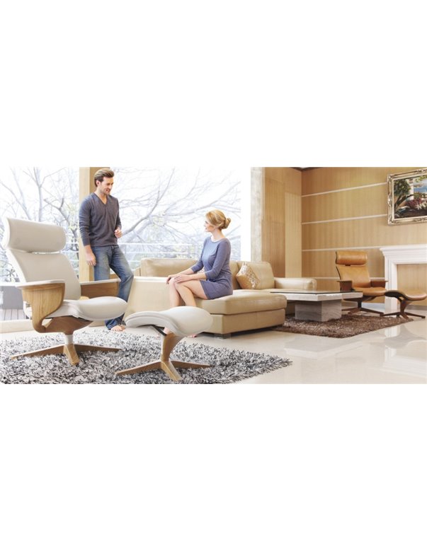 Крісло-реклайнер NUVEM LUX для дому та офісу