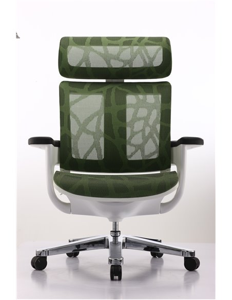 Крісло-реклайнер NUVEM GREEN MESH для офісу та дому
