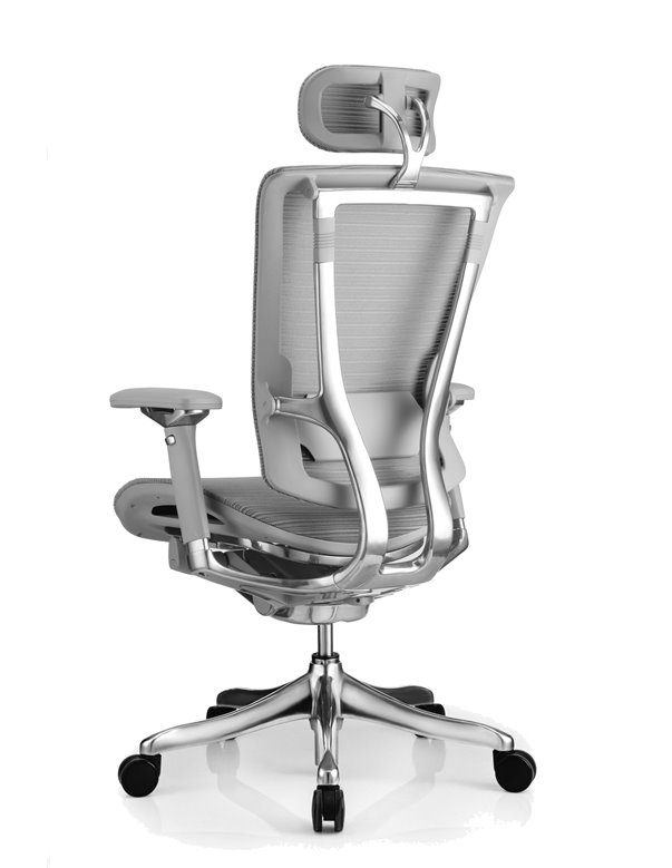 Крісло NEFIL LUXURY Mesh ергономічне, сіре