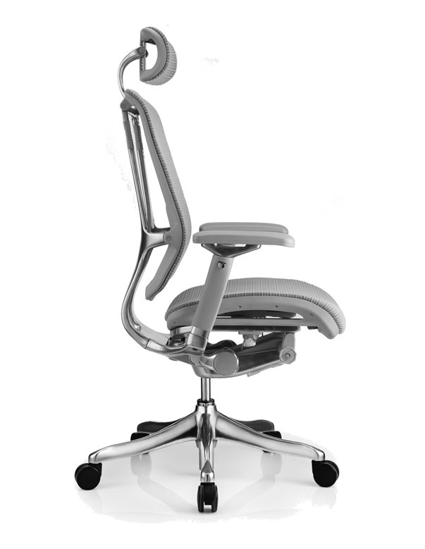 Крісло NEFIL LUXURY Mesh ергономічне, сіре