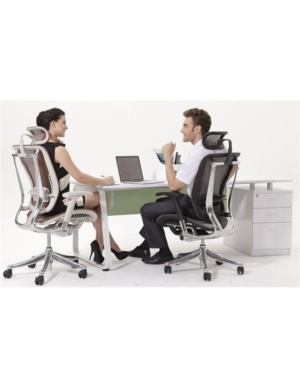 Крісло Expert Spring (SP-01G) для керівника, ергономічне, колір сірий