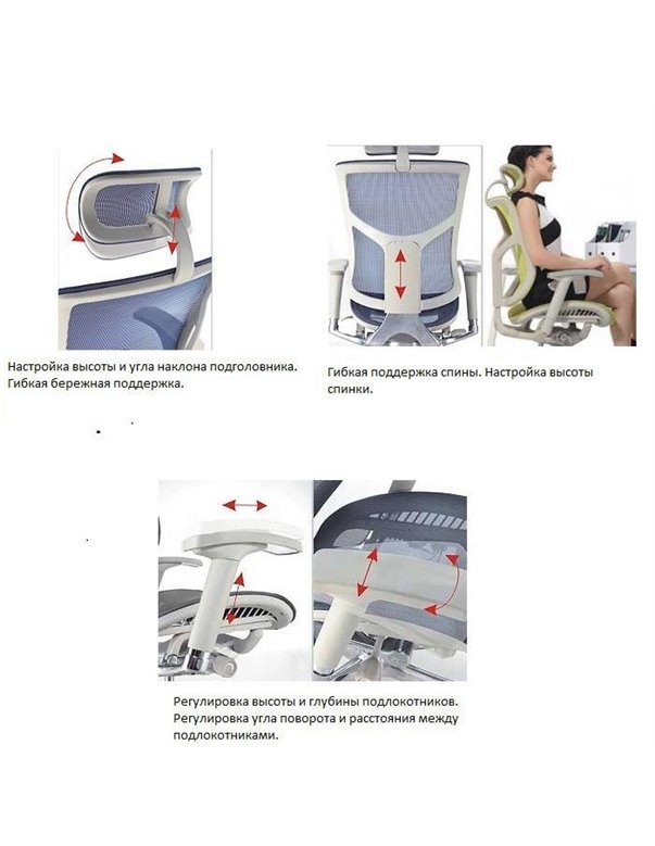 Крісло Expert Star (ST-01G) для керівника, ергономічне, колір сірий