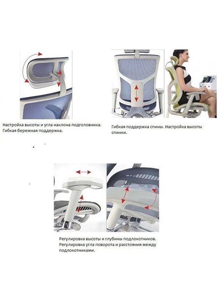 Крісло Expert Star (ST-01G) для керівника, ергономічне, колір сірий