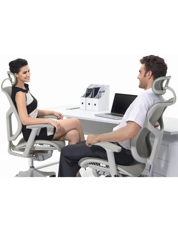 Крісло Expert Star (ST-01G) для керівника, ергономічне, колір сірий