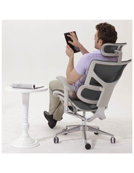 Крісло Expert Sail (SL-01G) для керівника, ергономічне, колір сірий