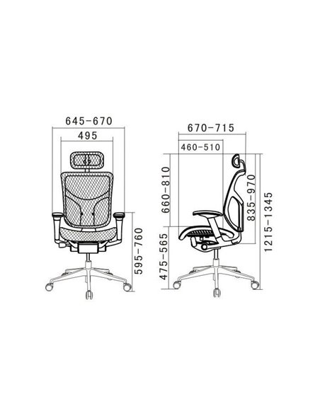 Крісло Expert Star (ST-01) для керівника, ергономічне, колір чорний
