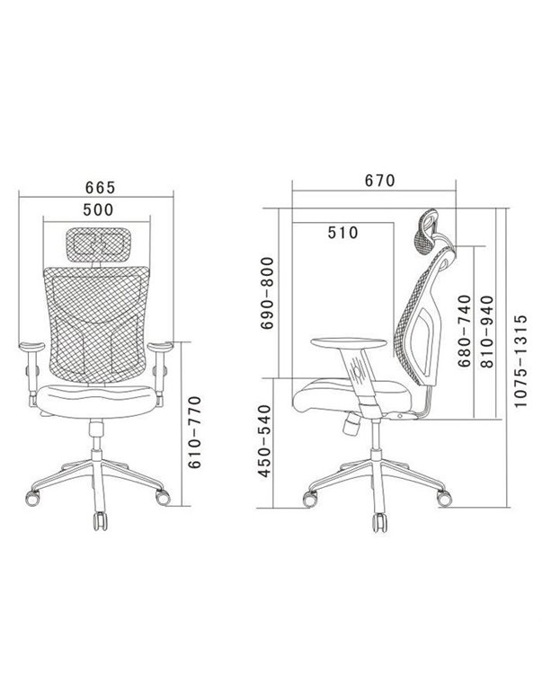 Крісло EXPERT Star Euro для керівника, ергономічне, колір чорний