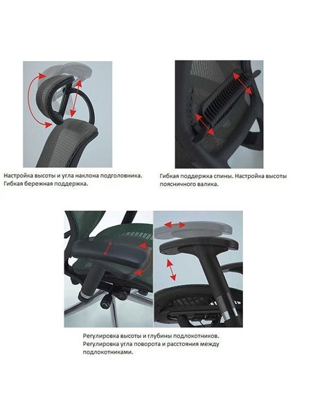 Крісло EXPERT Spark (SR-01G) для керівника, ергономічне, колір сірий