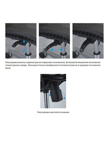 Крісло EXPERT Sail NEW для керівника, ергономічне, колір чорний