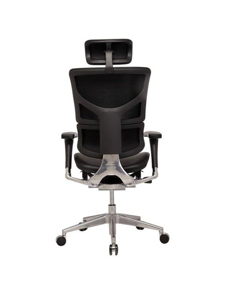 Крісло EXPERT Sail Leather (SAL01-G) для керівника, ергономічне, колір чорний