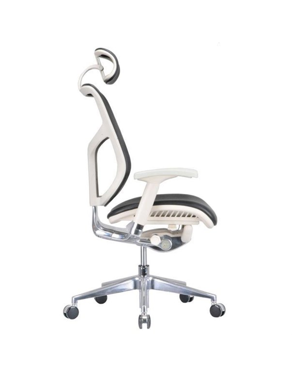 Крісло EXPERT Star Leather (STL01-G) для керівника, ергономічне, чорна шкіра