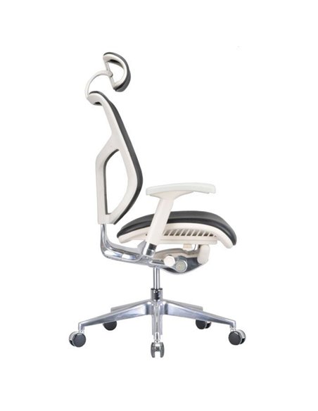 Крісло EXPERT Star Leather (STL01-G) для керівника, ергономічне, чорна шкіра