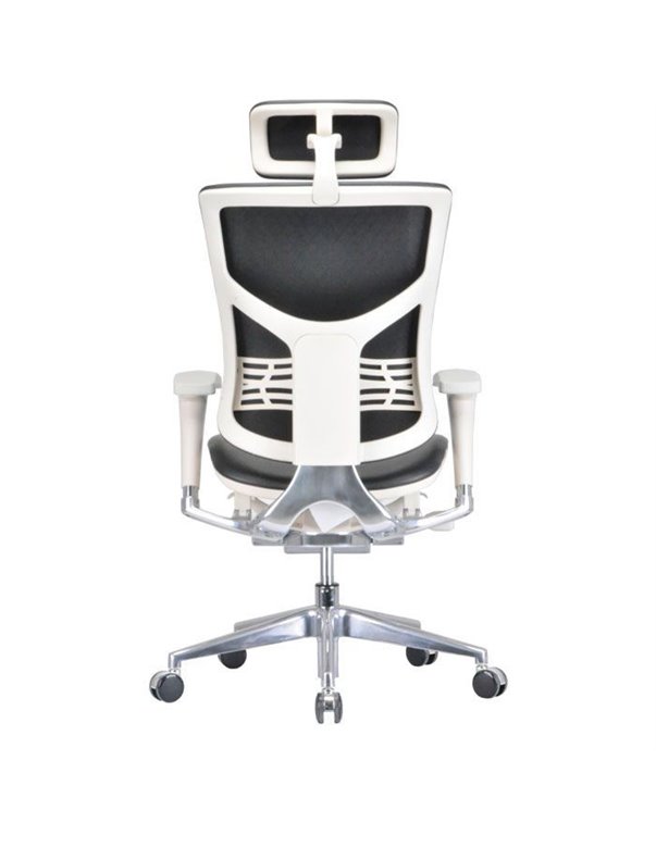 Крісло EXPERT Star Leather (STL01-G) для керівника, ергономічне, чорна шкіра